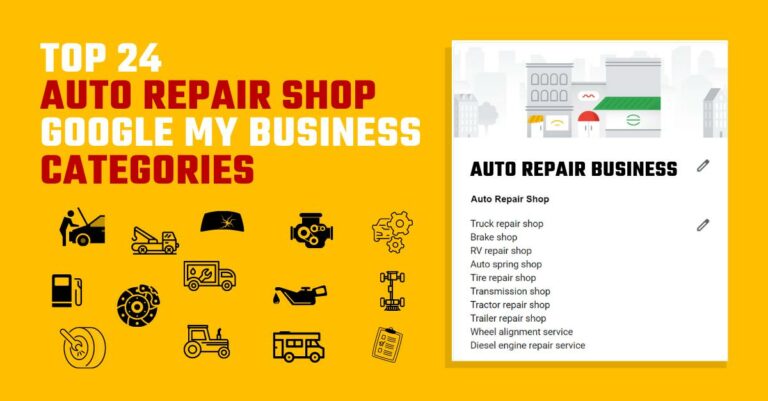 Google Business Profile Auto Repair Shop Categories