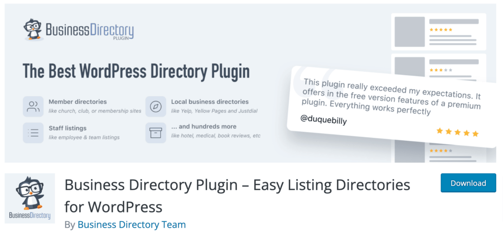 Business Directory Plugin WordPress