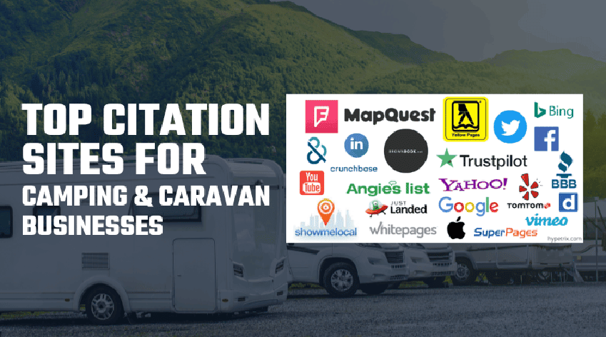 local citation sites for camping and caravan businesses