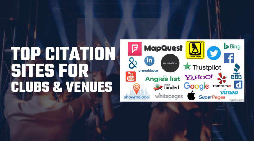 local citation sites for clubs and venues