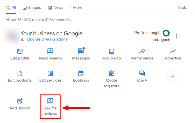 google business ask for reviews
