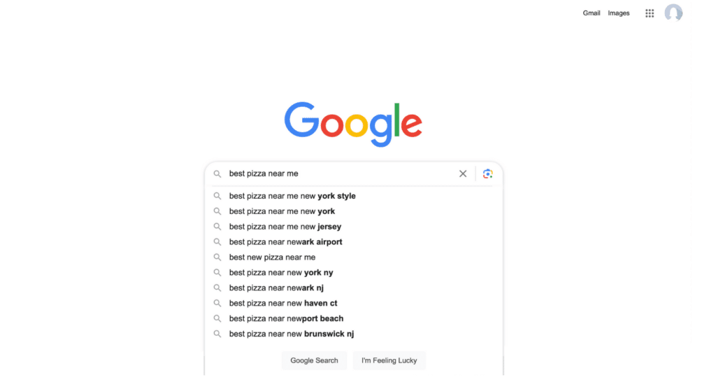 search auto suggest google