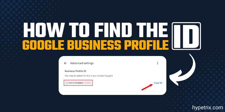 how to find the google business profile ID