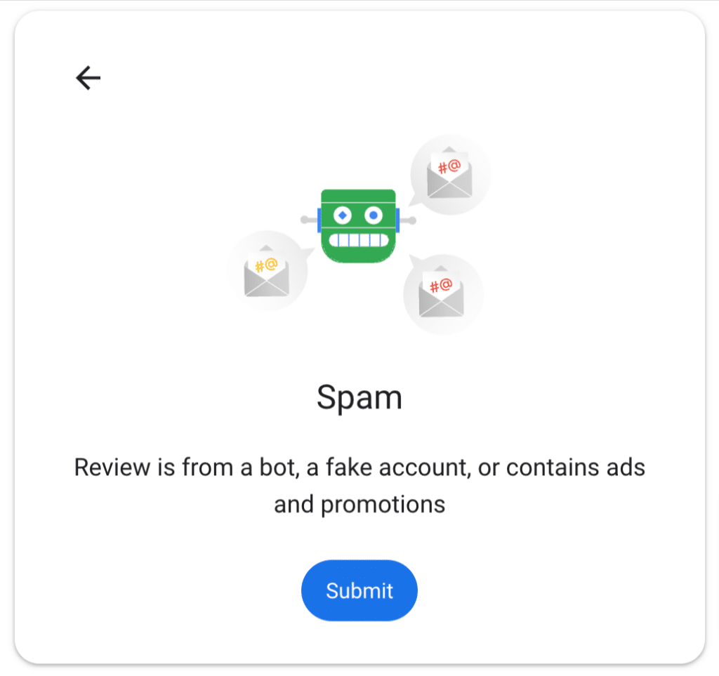 report review spam